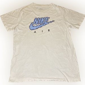 Kids White Nike air graphic t-shirt